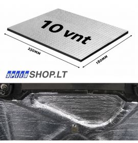 Automobilinė garso izoliacinė medžiaga 10vnt.